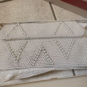 Vintage Art Deco Pearl Beaded Bag by Susan